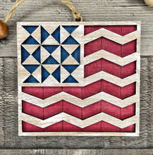 Load image into Gallery viewer, 7 New Quilt Block Ornaments - DIY