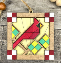 Load image into Gallery viewer, 7 New Quilt Block Ornaments - DIY