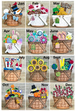 Load image into Gallery viewer, Basket With Interchangeable Inserts - Unpainted
