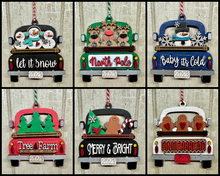 Load image into Gallery viewer, Truck Ornaments- Unpainted - 6 Designs