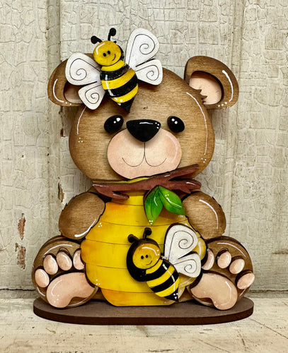 Small Honey Bee Bear - Unpainted