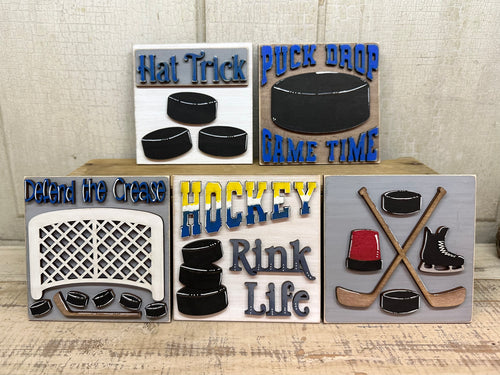 Hockey Inserts for Ladder or Frames - Unpainted