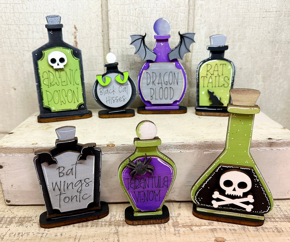 Halloween Potion Bottles on sale