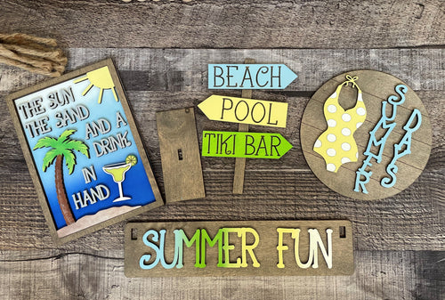 Summer Fun inserts | Wagon or Raised Shelf Sitter
