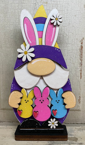 Easter PEEPS Bunny Gnome Shelf Sitter - Unpainted
