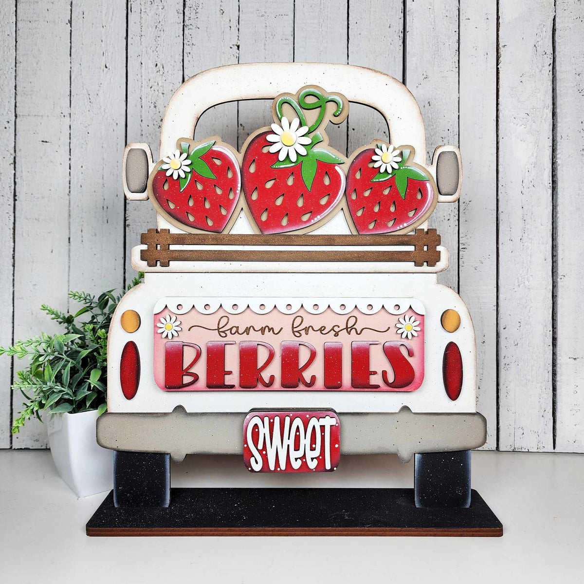 Berry Sweet Insert for Truck, Fence, Bread Board, Door Hanger, etc ...