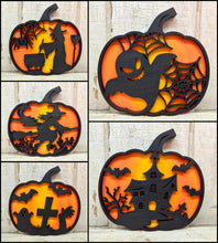 Load image into Gallery viewer, Spooky Halloween Pumpkins (5 Designs) - Unpainted