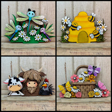 Load image into Gallery viewer, Build Your Own Door Hanger or Fence - Inserts - Unpainted &amp; Unassembled
