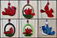 Load image into Gallery viewer, Cardinal Ornaments  - Unpainted &amp; Unassembled