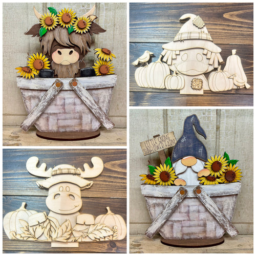 NEW Fall Basket Inserts - Unpainted