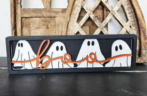 Chunky Boo Ghost Sign - Unpainted - 2 Sizes