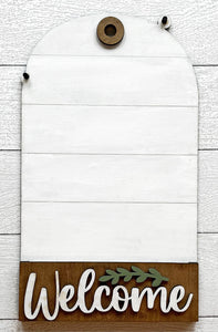 Interchangeable Tag or Arch Door Hanger - Unpainted