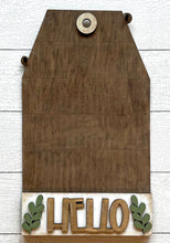 Load image into Gallery viewer, Interchangeable Tag or Arch Door Hanger - Unpainted