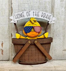Summer, 4th of July & Cinco De Mayo  TINY Basket Inserts - Unpainted