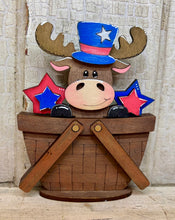 Load image into Gallery viewer, Summer, 4th of July &amp; Cinco De Mayo  TINY Basket Inserts - Unpainted