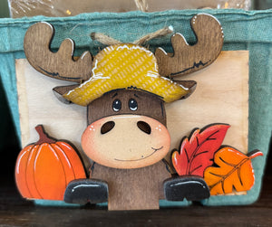 Fall, Halloween & Thanksgiving TINY Basket Inserts - Unpainted
