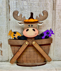 Fall, Halloween & Thanksgiving TINY Basket Inserts - Unpainted