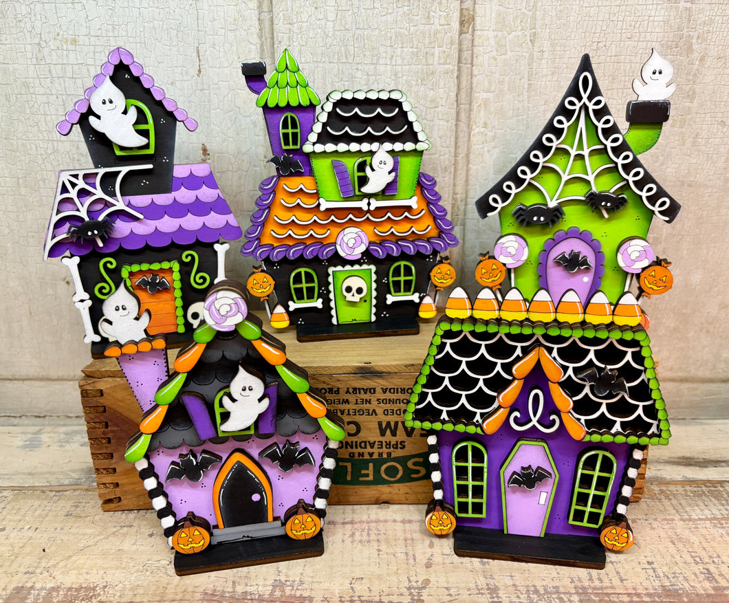 Halloween Candy Houses - Unpainted