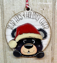 Load image into Gallery viewer, Christmas Bear Ornaments - Unpainted