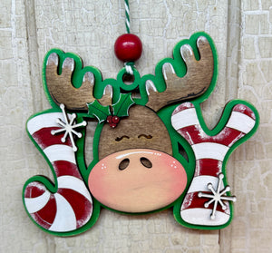 JOY Christmas Ornaments - Unpainted