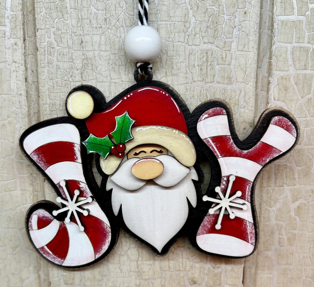 JOY Christmas Ornaments - Unpainted
