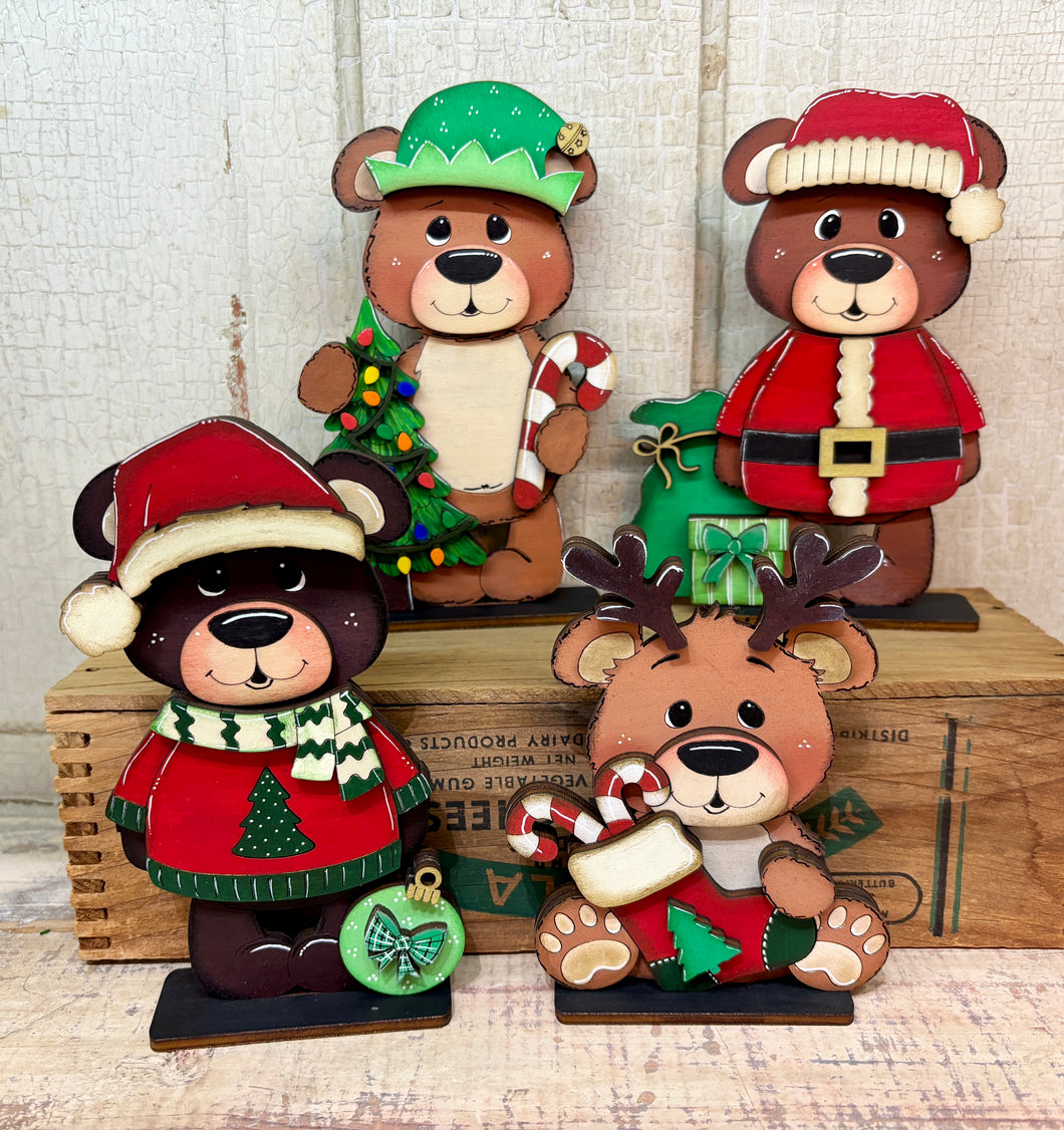 Christmas Bears - Unpainted