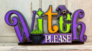 Witch Please Shelf Sitter - Unpainted