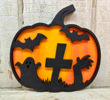 Load image into Gallery viewer, Spooky Halloween Pumpkins (5 Designs) - Unpainted