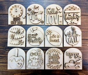 HOT New Item! Mini Arch Inserts 40+ Designs - Unpainted
