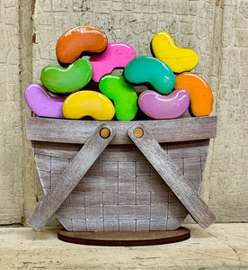 TINY Basket With Interchangeable Easter Inserts - Unpainted