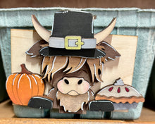 Load image into Gallery viewer, Fall, Halloween &amp; Thanksgiving TINY Basket Inserts - Unpainted