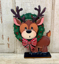 Load image into Gallery viewer, Christmas Reindeer  - Unpainted &amp; Unassembled