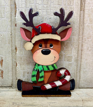 Load image into Gallery viewer, Christmas Reindeer  - Unpainted &amp; Unassembled