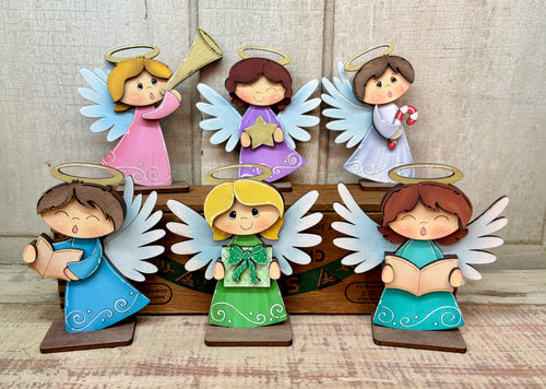 Christmas Angels  - Unpainted & Unassembled