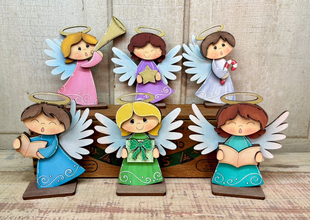Christmas Angels  - Unpainted & Unassembled