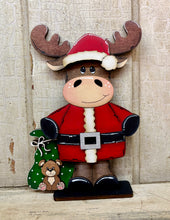 Load image into Gallery viewer, Christmas Moose  - Unpainted &amp; Unassembled