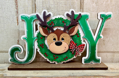 Joy Reindeer Sitter  - Unpainted & Unassembled
