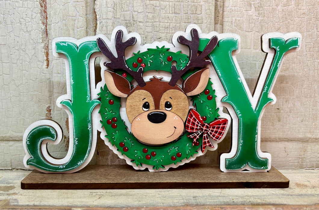 Joy Reindeer Sitter  - Unpainted & Unassembled