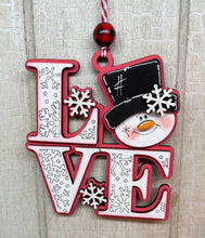 Load image into Gallery viewer, Nativity Snowflake Ornaments  - Unpainted &amp; Unassembled