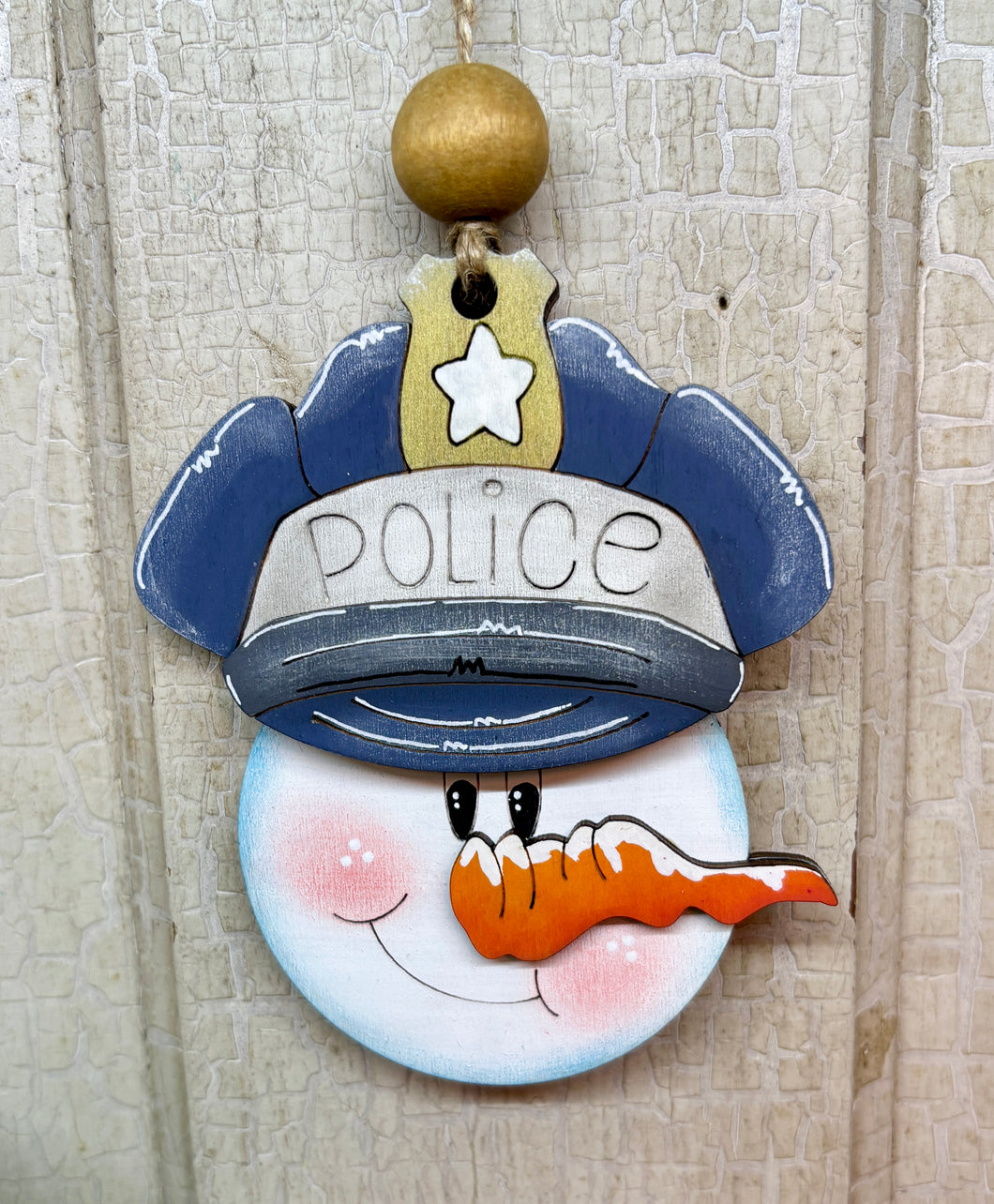 Christmas Occupation Snowman Ornaments  - Unpainted & Unassembled