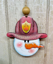 Load image into Gallery viewer, Christmas Occupation Snowman Ornaments  - Unpainted &amp; Unassembled