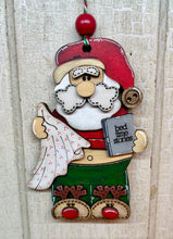 Load image into Gallery viewer, Christmas Santa Belly Ornaments  - Unpainted &amp; Unassembled