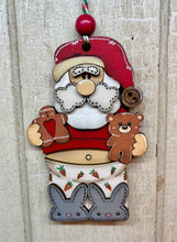 Load image into Gallery viewer, Christmas Santa Belly Ornaments  - Unpainted &amp; Unassembled