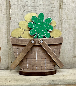 Valentine & St. Patrick's Day TINY Basket Inserts - Unpainted