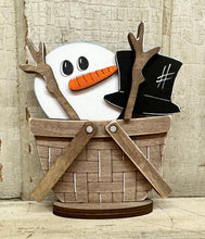 Load image into Gallery viewer, Christmas, Winter &amp; New Year TINY Basket Inserts - Unpainted