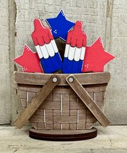 Load image into Gallery viewer, Summer, 4th of July &amp; Cinco De Mayo  TINY Basket Inserts - Unpainted