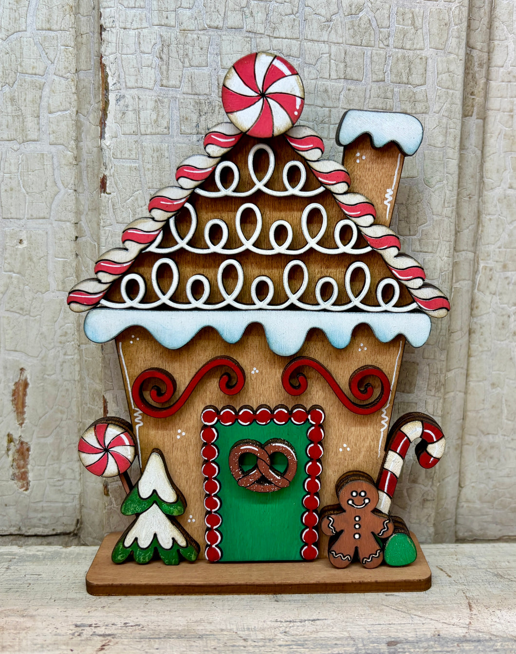 Gingerbread Candy Houses  - Unpainted & Unassembled