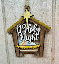 Load image into Gallery viewer, Nativity Ornaments  - Unpainted &amp; Unassembled