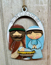 Load image into Gallery viewer, Nativity Ornaments  - Unpainted &amp; Unassembled
