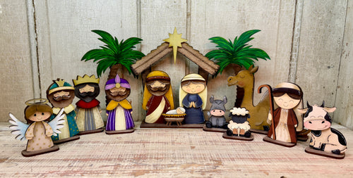 Christmas Nativity & Add-Ons  - Unpainted & Unassembled